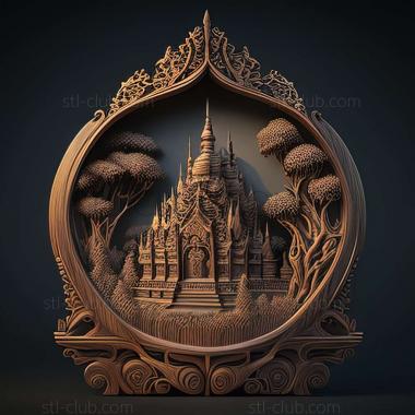 3D model Laukkai in Myanmar (STL)